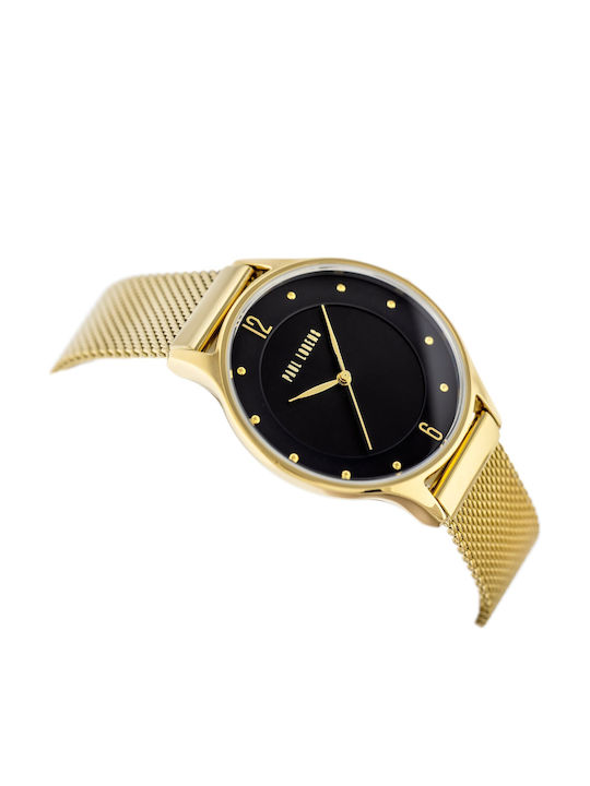 Paul Lorens Women's Watch with Gold Metal Bracelet