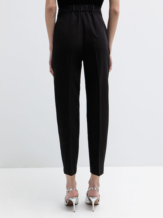 Women's Fabric Trousers Black