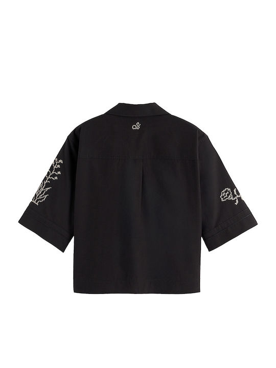 Women's Short Sleeve Shirt Black