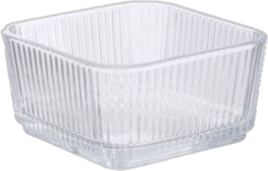 Ankor Serving Bowl Square Glass 9.8x9.8cm 6pcs