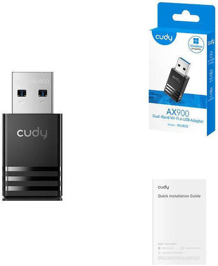 Cudy WU900 Αντάπτορας Δικτύου USB με Ασύρματη Σύνδεση Wi-Fi 900Mbps (v1)