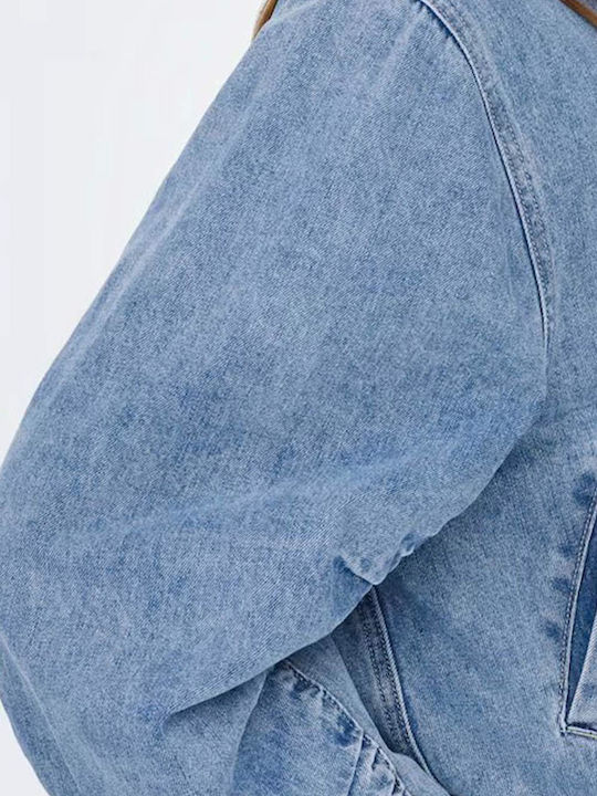 Γυναικείο Bomber Jacket Medium Blue Denim
