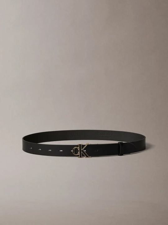 Leather Women's Belt Black