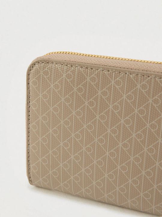 Large Leather Women's Wallet Cards Brown