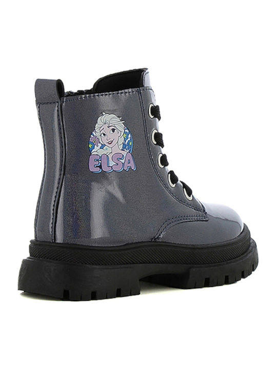 Kids Boots with Laces Gray