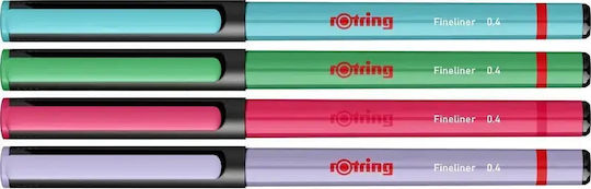 Rotring Μαρκαδόροι Fun Farben Σετ 4 χρώματα