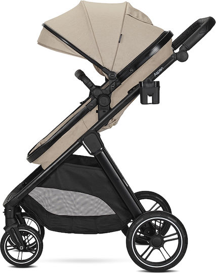 Lorelli Aspen Adjustable 3 in 1 Baby Stroller Suitable for Newborn Cappuccino