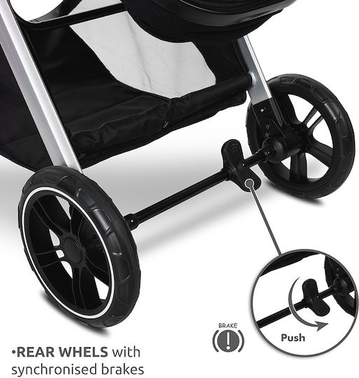 Lorelli Aspen Adjustable 3 in 1 Baby Stroller Suitable for Newborn Cappuccino