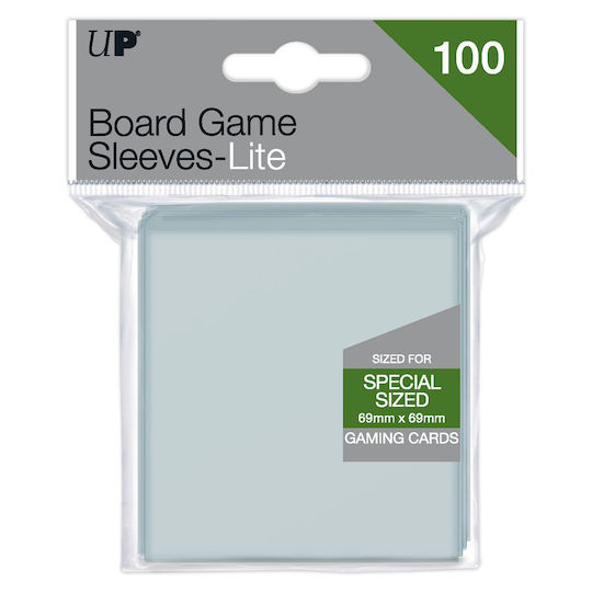 Ultra Pro Board Game Card Sleeves Square Size 50τμχ Clear