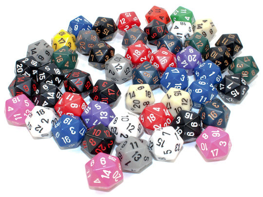 Chessex Polyhedral D20 Dice