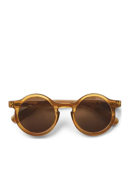 Liewood Darla Στρογγυλά Παιδικά Γυαλιά Ηλίου με Polarized Φακό Κίτρινα