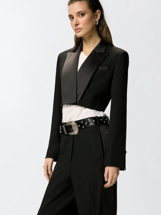 Pinko Short Women's Blazer Black