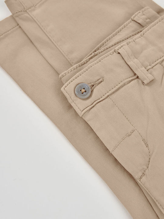 Kids Trousers Chino Fabric Sand