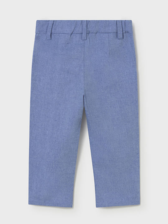 Pantaloni din In pentru Copii Roșu