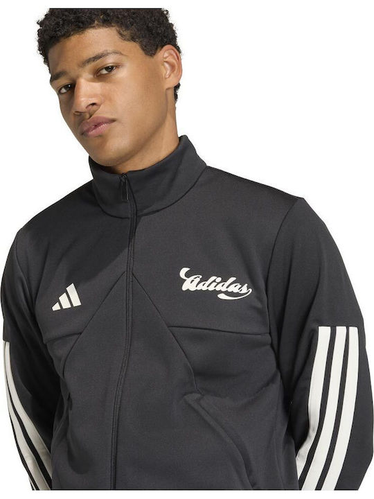 Common Goal Track Top Ανδρική Ζακέτα Μαύρη