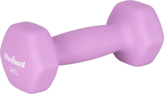 Rebel Active Hexagon Dumbbell Made of Neoprene 1 x 2kg