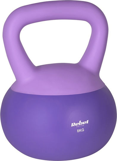 Kettlebell Vinyl 8 Kg Rebel Active