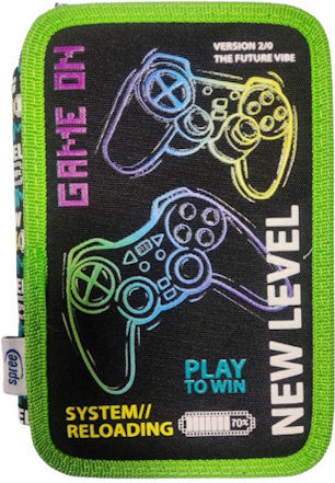 Penare Dublu Echipat Culoare Full Face Negru Fermoar Games
