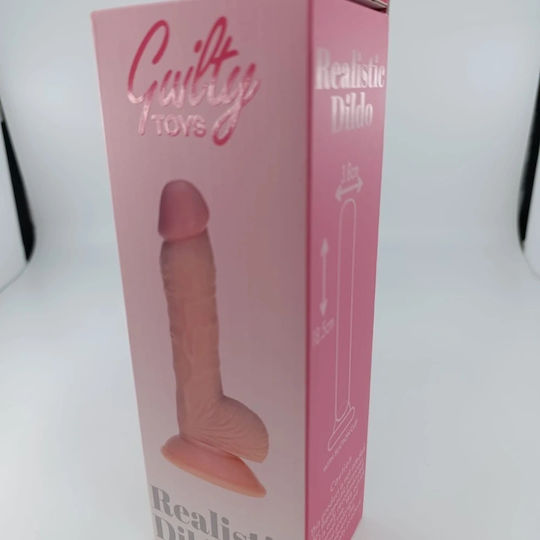 Realistic Dildo With Suction Cup Flesh