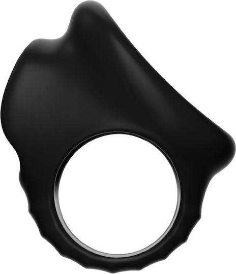 Triple Silicone Cock Ball Ring Black
