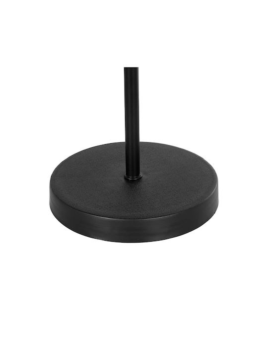 GloboStar String Fabric Table Lamp for Socket E27 with Black Shade and Base