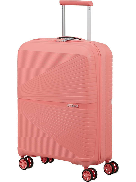 American Tourister Airconic Cabin Hard Travel Suitcase Solar Pink with 4 Wheels