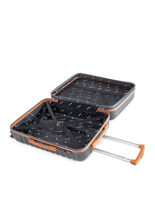 Quasar Valize de Călătorie Dure Gray/brown cu 4 roți Set 4buc