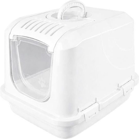 Cat Toilet Closed White L50 x W37 x H38.5cm