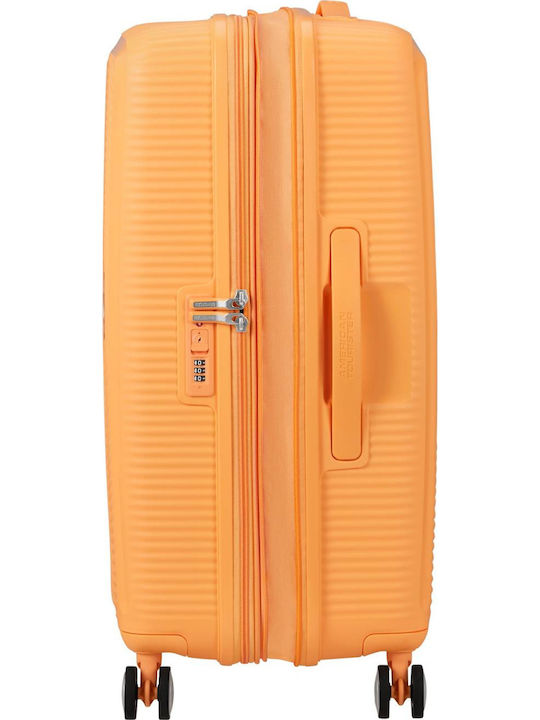 American Tourister Soundbox Valiză De Călătorie Medie Dură Papaya Pop Cu 4 Roți