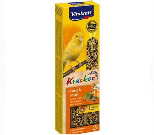 Vitakraft Kracker Duo Μέλι & Σουσάμι Καναρίνια 2τμχ 312401