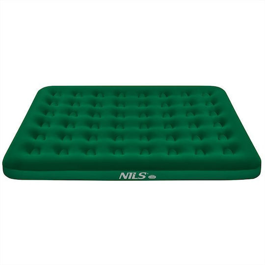 Nils Φουσκωτό Στρώμα Ύπνου Διπλό 203x152x22εκ. Πράσινο
