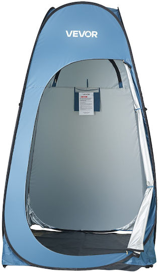 Vevor Σκηνή Camping Pop Up Τουαλέτας Μπλε 3 Εποχών 122x122x213εκ.