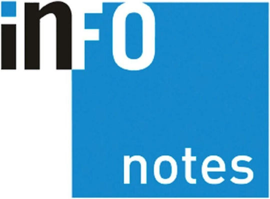 Autocolante Hârtii de Notițe în Cub 80 Foi Galbene 7.5x7.5buc Info Notes Brilliant