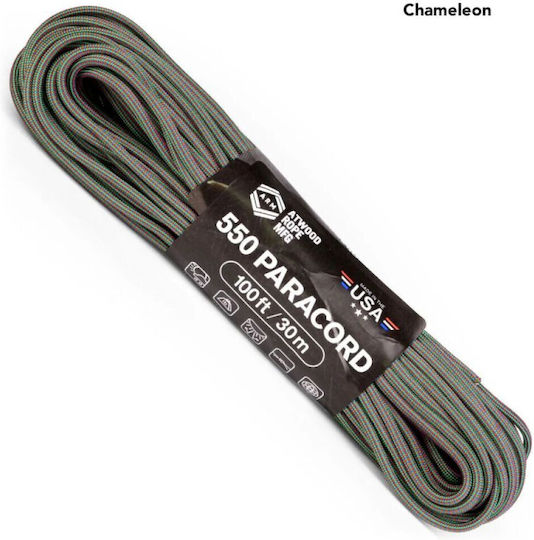 Atwood Rope Mfg Rope Diameter 4mm with Length 30m Red Rope Paracord 550 30m Blood Moon