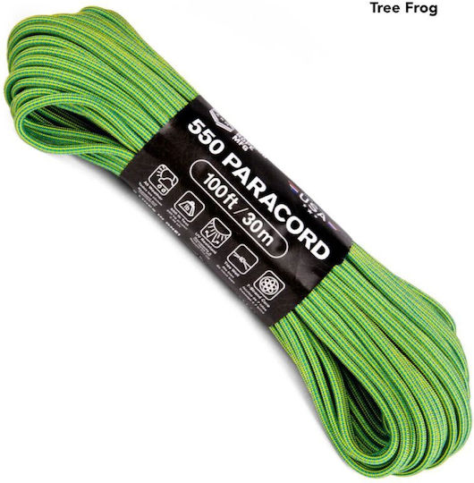 Atwood Rope Mfg Rope Diameter 4mm with Length 30m Red Rope Paracord 550 30m Blood Moon