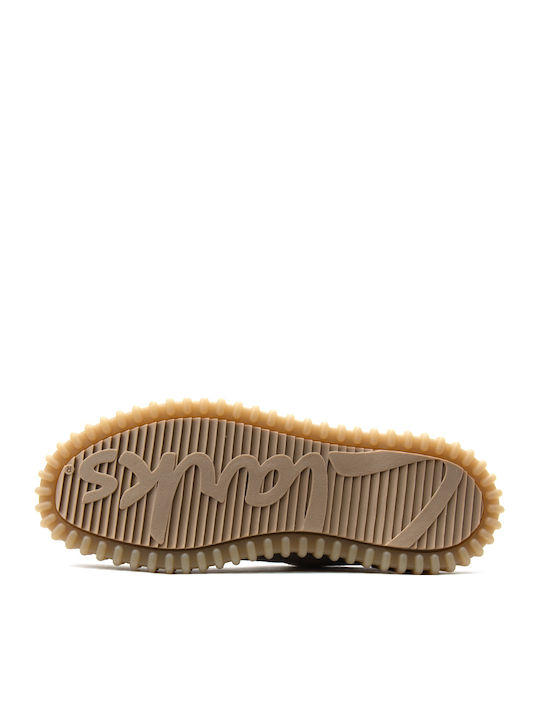 Torhill Bee Suede Δερμάτινα Γυναικεία Μοκασίνια σε Μπεζ Χρώμα