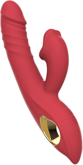 Δονητής Rabbit 24.6cm Κόκκινος