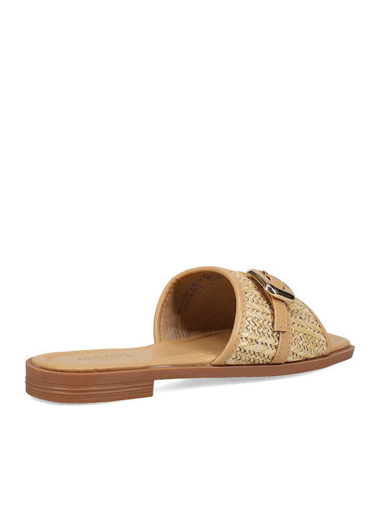 Flache Sandalen für Damen in Beige Farbe