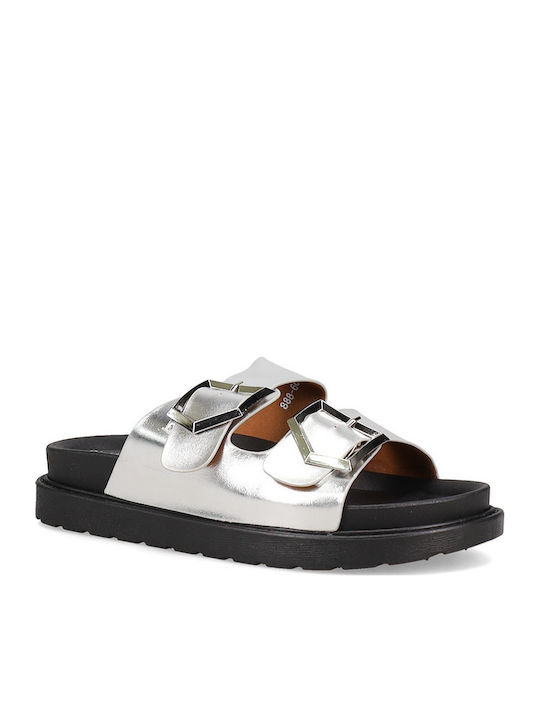 Sixth Sens Footbed Σανδάλια Ασημί