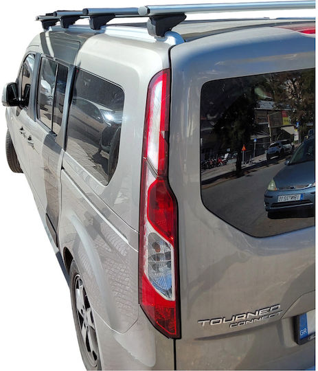 Menabo Багажници за покрив Алуминий за Ford Tourneo Connect 2013-2018 (Комплект с крака)