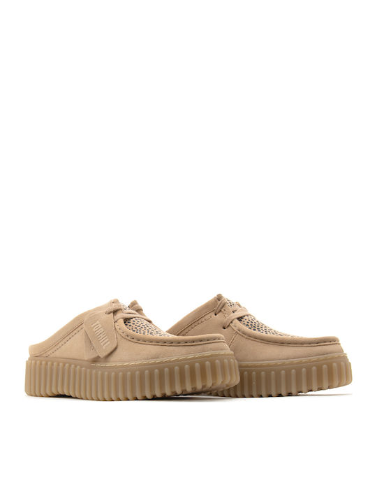 Torhill Suede Mules με Ψηλό Τακούνι σε Ροζ Χρώμα
