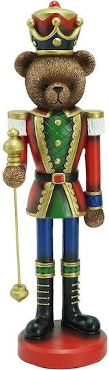 Marva Weihnachts-Nussknacker Mehrfarbig aus Kunststoff Höhe 31cm.