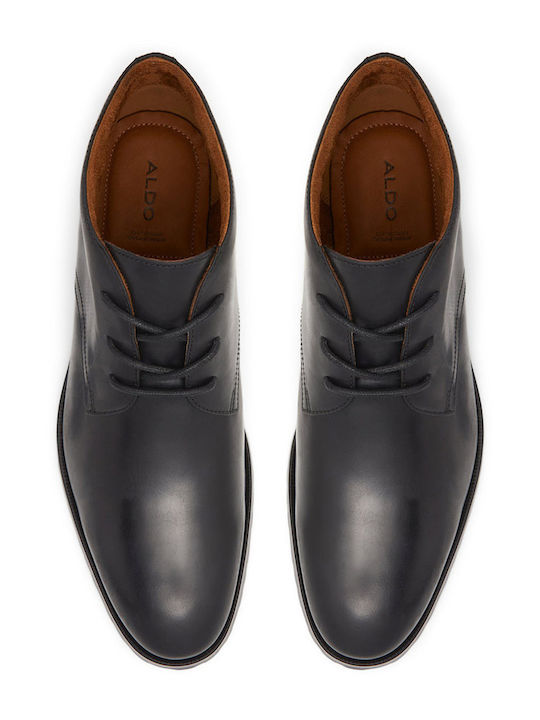 Leder Schwarz Herrenstiefel