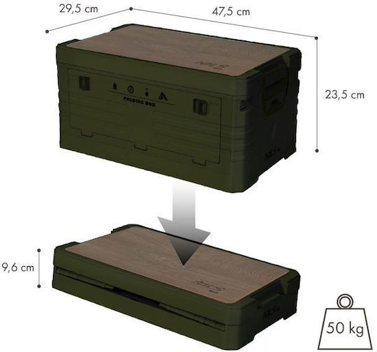 Nils Komax Tragbare Kühlschrank 50lt Grünes