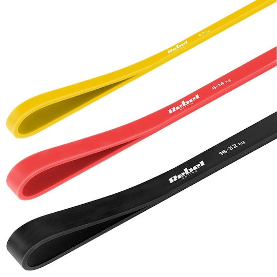 Rebel Loop Bands Σετ 3τμχ Πολύχρωμα