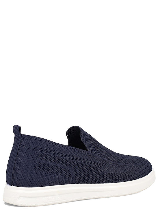 Herren Mokassins in Blau Farbe