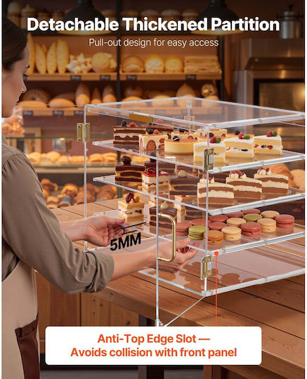 Vevor Food Display Cabinet MBZSJYKLTX3CN119G001V0