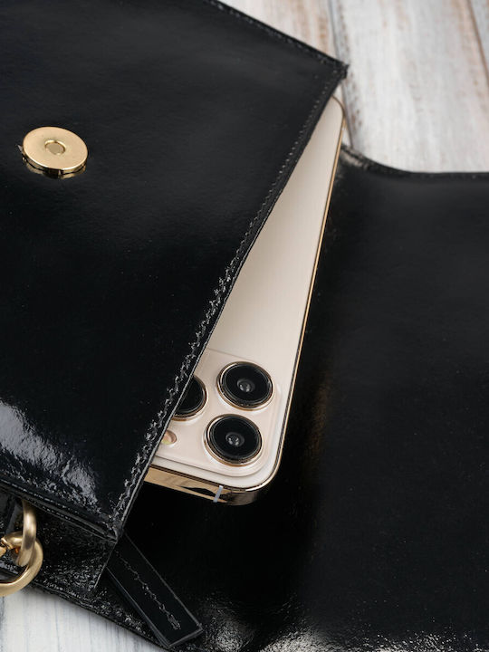 Leather Women's Bag Shoulder Black