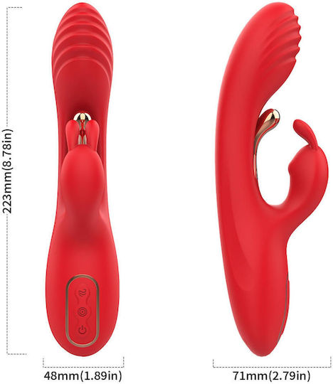 B-Series Joy Κλασικός Δονητής 22.3cm Κόκκινος