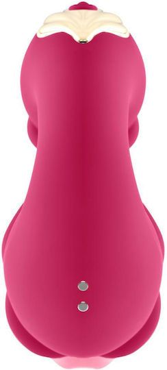 Teazers Vibrator Double Vibrator with Remote Control Pink